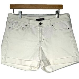 BOGO💥 WHBM White House Black Market White Shorts Sz 8 Bin N